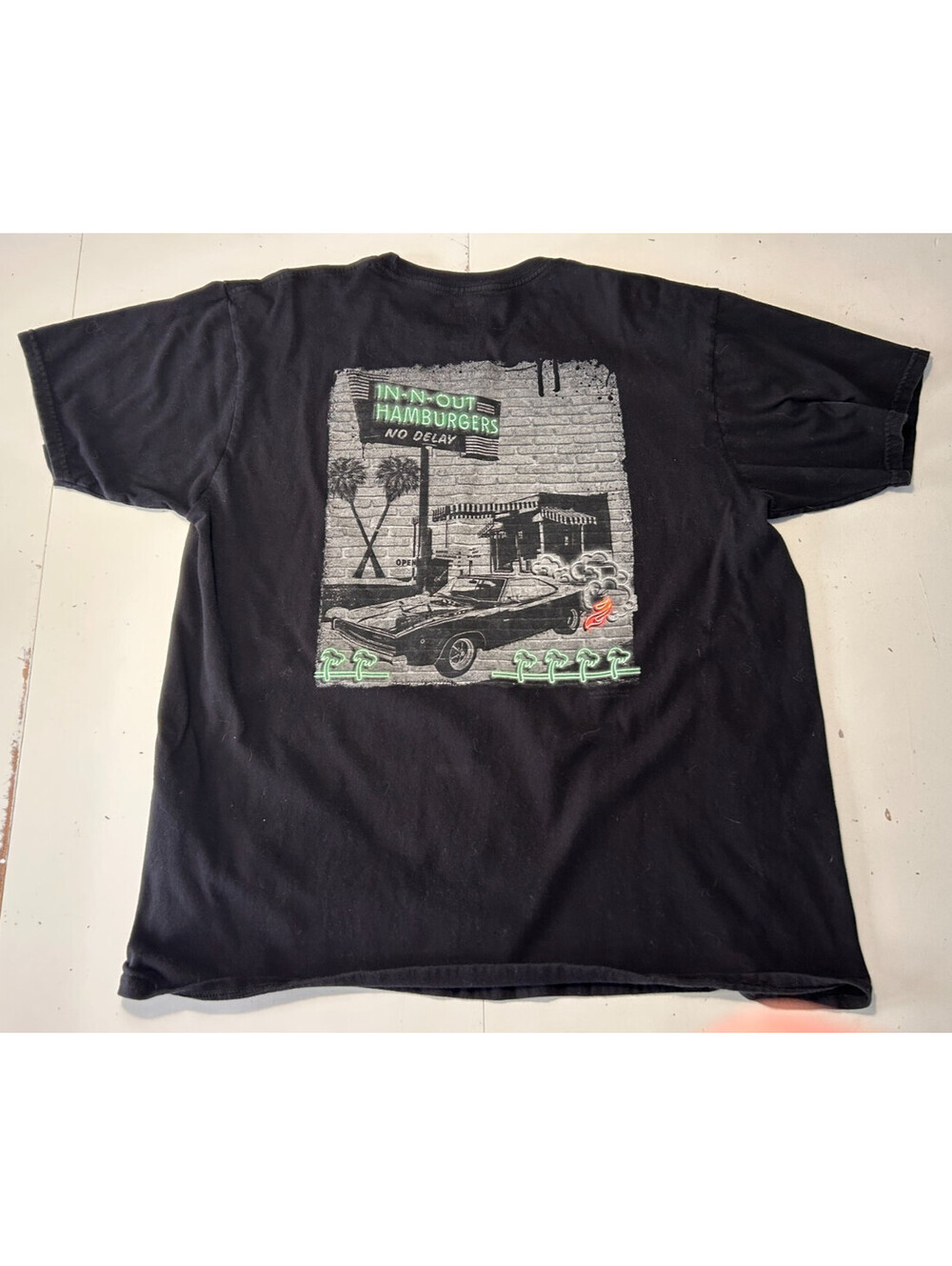 In-N-Out Burger Shirt Mens XL Black 2023 Version